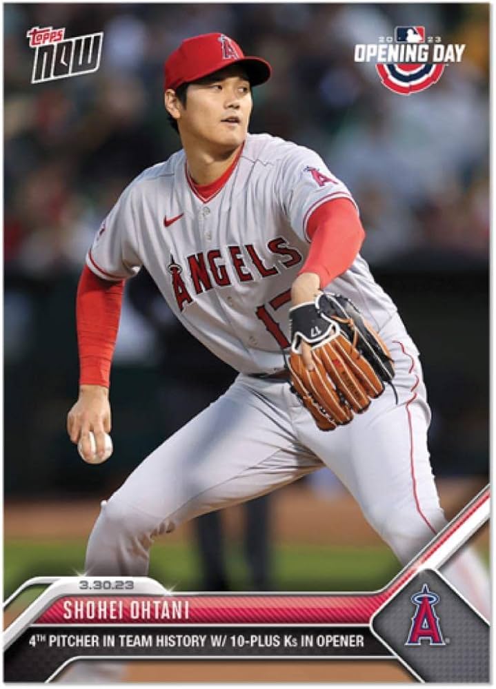 大谷翔平 2023 topps now Road To Opening Day